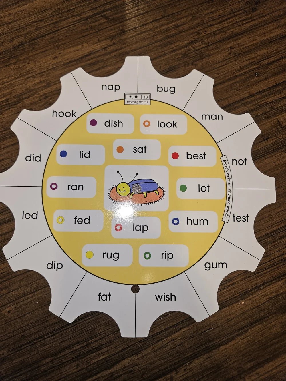 Learning Palette Color Sorting Toy - Yellow